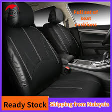 9pcs Car Seat Cover Set Leather