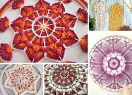 Colorful Mandala Free Crochet Patterns