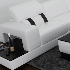 elegant leather furniture white