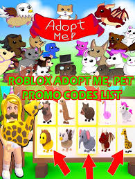 The roblox adopt me codes 2021 is available here for you to use. Roblox Promo Codes For Adopt Me September 2020
