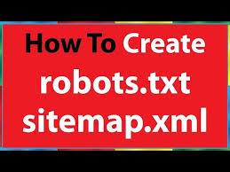 how to create robots txt file sitemap