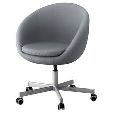 Кресло икеа на колесиках снилле красное. Ikea Skruvsta Drehstuhl Grey Desk Chair Ikea Chair Swivel Chair