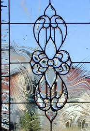 leaded beveled glass windows stained