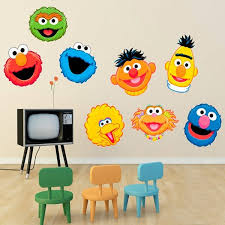 Kids Wall Sticker Sesame Street Kit