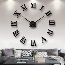 Diy 3d Large Wall Clock Sticker Modern