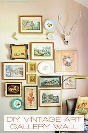 Diy Vintage Art Gallery Wall Vintage