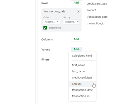 a pivot table by month in google sheets