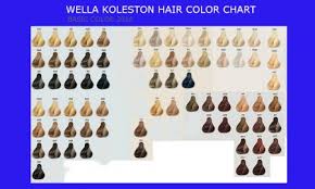 Wella Hair Color Chart 2016