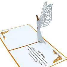 800.5683.4357 or 800.lovehelp get a reading: High Quality Dekali Designs Guardian Angel Pop Up Card 3d Angel Card For Sympathy Christmas Easter Get Well Soon Card Funeral Bereavement Memorial Popup Plus Angel Blessing Inspirational Quote Prayer Welcome