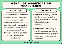 behavior modification techniques