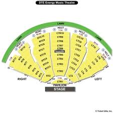 Dte Energy Seating Chart Pricing For Tattoo Removal