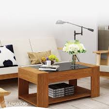 Vidaxl solid teak wood side coffee table teakwood stool plant stand handmade. Buy Solid Teak Wood Coffee Table Glass Top Online Teaklab
