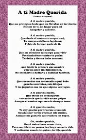 Tell her in spanish te quiero mucho eres la mejor madre del mundo siempre estás en mi. Spanish Mothers Day Poems