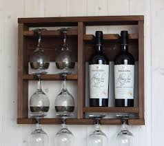 wine glass rack wooden wine rack brown