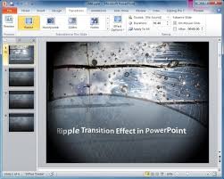 Slide Transition Animation in PowerPoint   Tutorial  A picture of a user  selecting a slide Wisset