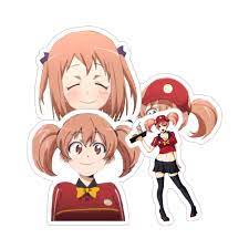 Amazon.com: The Devil is A Part Timer Chiho Sasaki Funny Sticker for Phone,  Laptop, Skateboard, Car : Electronics