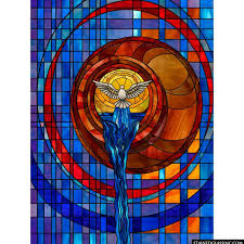 Modern Stylized Stained Glass Window