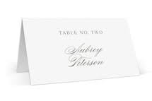 Conversely, tent cards come folded in half so they can stand without assistance. Wedding Place Cards Minted
