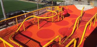 playground surfacing with poured in