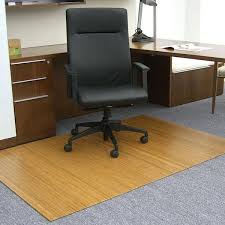 bamboo roll up office chair mat