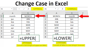 change case in excel how to change