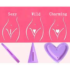 HES Women Heart Triangle Shape Pubic Hair Razor Bikini Trimmer Intimate  Shaver Tool - Walmart.com