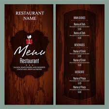 Restaurant Menu Template Free Vector Download 20 244 Free