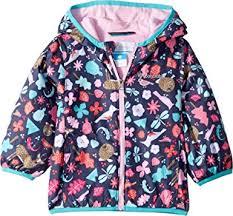 Columbia Kids Baby Girls Mini Pixel Grabber Ii Wind Jacket Infant Toddler Nocturnal Critters 18 24 Months
