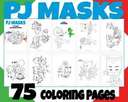 All coloring pages » cartoon » pj masks pj masks coloring pages connor, greg and amaya are ordinary kids by day, but when night falls and they put on their pajamas and masks, they transform into superheroes catboy, gekko and owlette, who explore, solve puzzles, defeat bad guys and learn a … Pj Masks Coloring Etsy