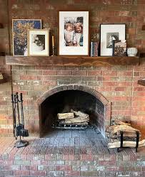 Walnut Fireplace Mantel With Bracket