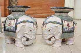 elephant garden stools