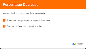 percene decrease gcse maths
