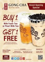 It can be made hot or iced. Our Grand Opening Special For Our Union Street Gong Cha Store Is On September 12th Be Sure To Stop In And Take Advanta Ide Makanan Makanan Dan Minuman Makanan