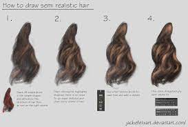 How to draw short hair. How To Draw Semi Realistic Hair Tutorial By Jackiefelixart On Deviantart