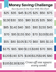 6 Smart Money Saving Challenges Cara Palmer Blog