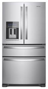 The ice cubes freeze in big blocks causing the system to clog. Fingerprint Resistant Stainless Steel 36 Inch Wide French Door Refrigerator 25 Cu Ft Wrx735sdhz Whirlpool