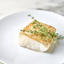 er basted cod with lemon and thyme