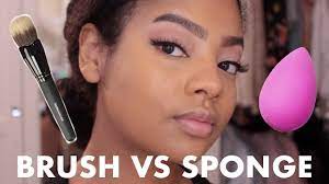 brush vs sponge which should you use