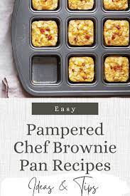 easy pered chef brownie pan recipes