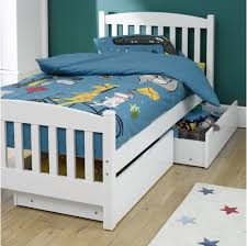 snowy children s white single bed