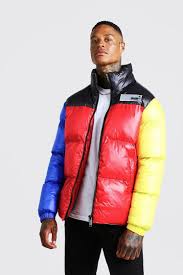 Check out our puffer jacket selection for the very best in unique or custom, handmade pieces from our clothing shops. Colour Block Hand Filled Puffer Boohooman Distressed Denim Jacket Puffer Color Blocking Outfits