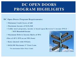 Dc Open Doors July Ppt Download