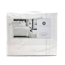 Hotel Collection Italian Percale White