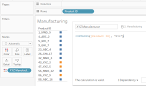 add a calculated column to a view tableau