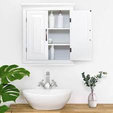 White Bathroom Wall Cabinet B085fmzjlf