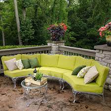 make cushions for a curved patio set