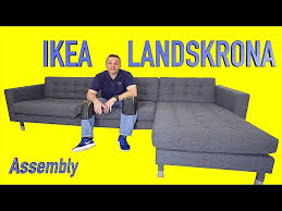 ikea landskrona 3 seat sofa with