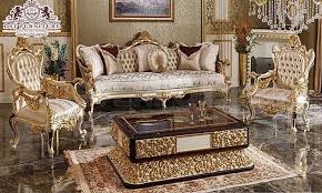 Classical Italian Carved Sofa Set For