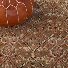 safavieh persian legend light green rust area rug 5 x 8