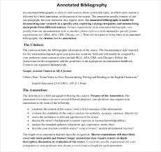    annotated bibliography mla sample   report example Annotated bibliography annotated bibliography mla style example